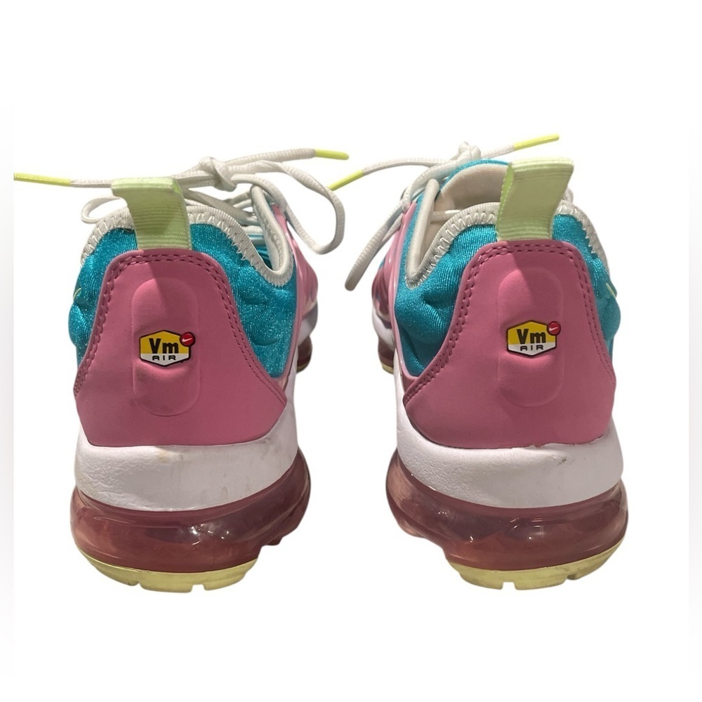 Nike Air VaporMax Plus Teal Pink Sneakers - Picture 4 of 5